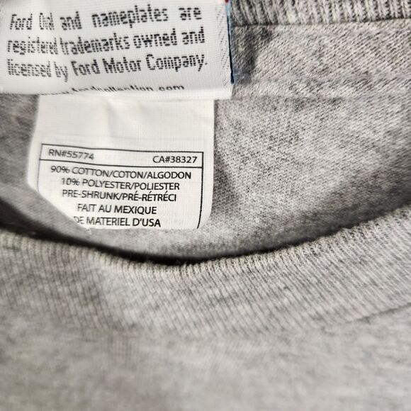 Ford Mustang Mens Blood Sweat & Gears Short Sleeve Tee Size XL - Picture 5 of 5